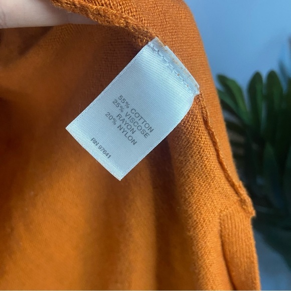 3/$30 J. Jill Orange Turtleneck Sweater - Picture 4 of 7